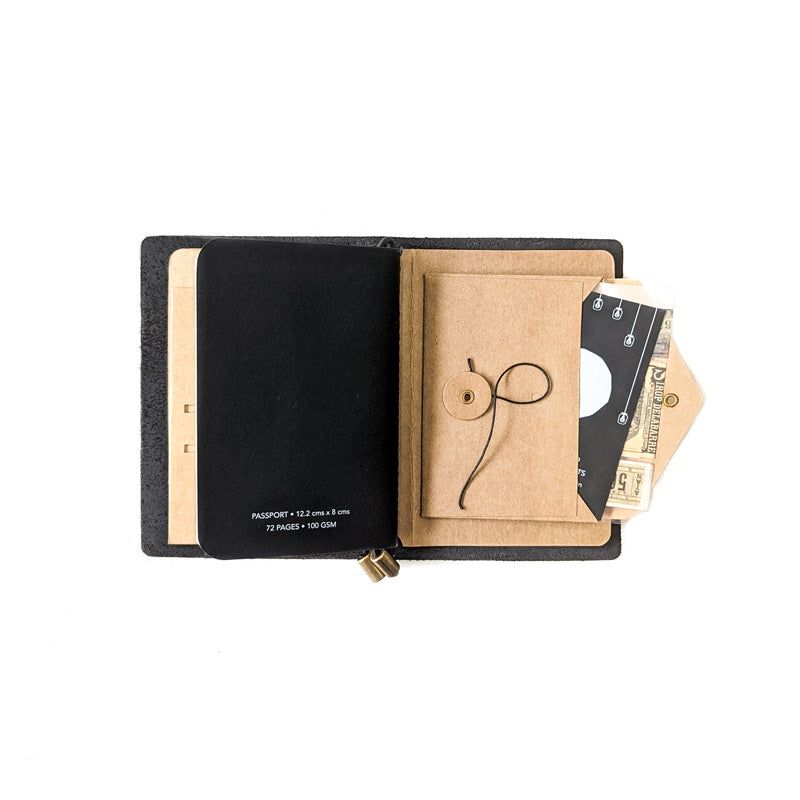 Teal Blue TBC Travellers Journal | Passport - The Black Canvas