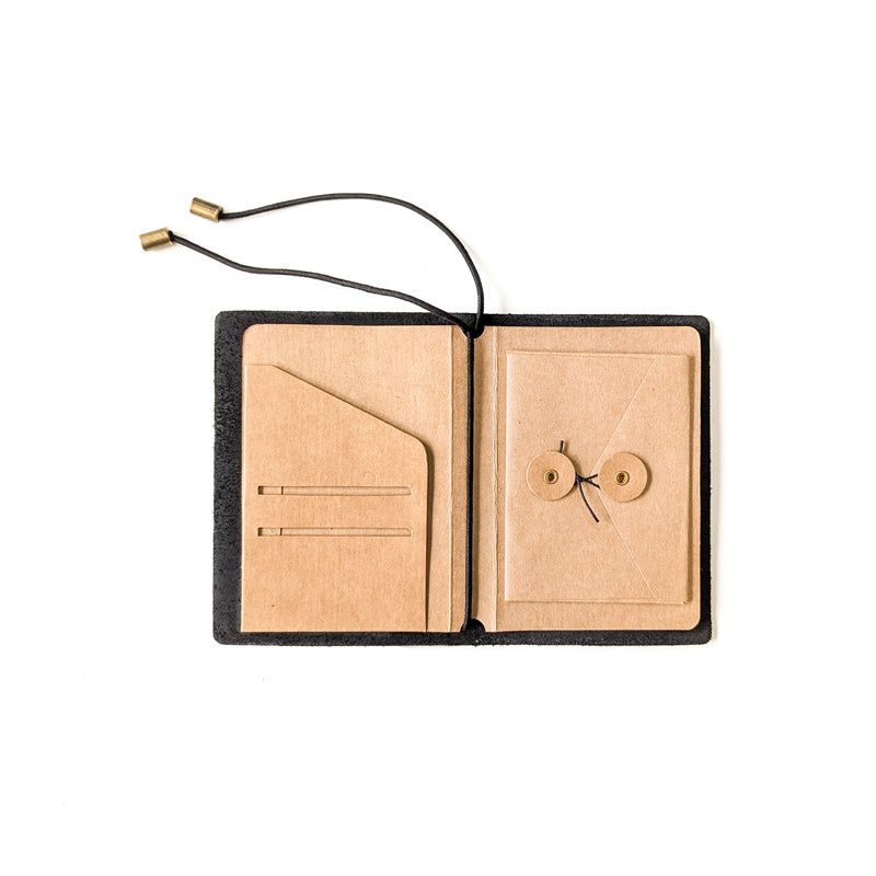 Chestnut Tan TBC Travellers Journal | Passport - The Black Canvas
