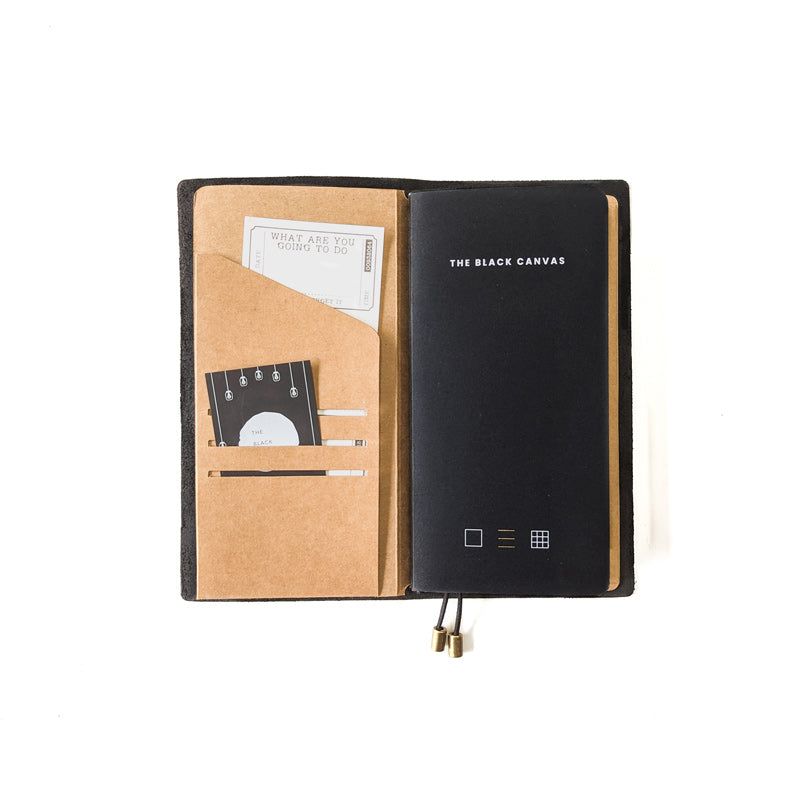 Dusty Blue TBC Travellers Journal | Slim - The Black Canvas