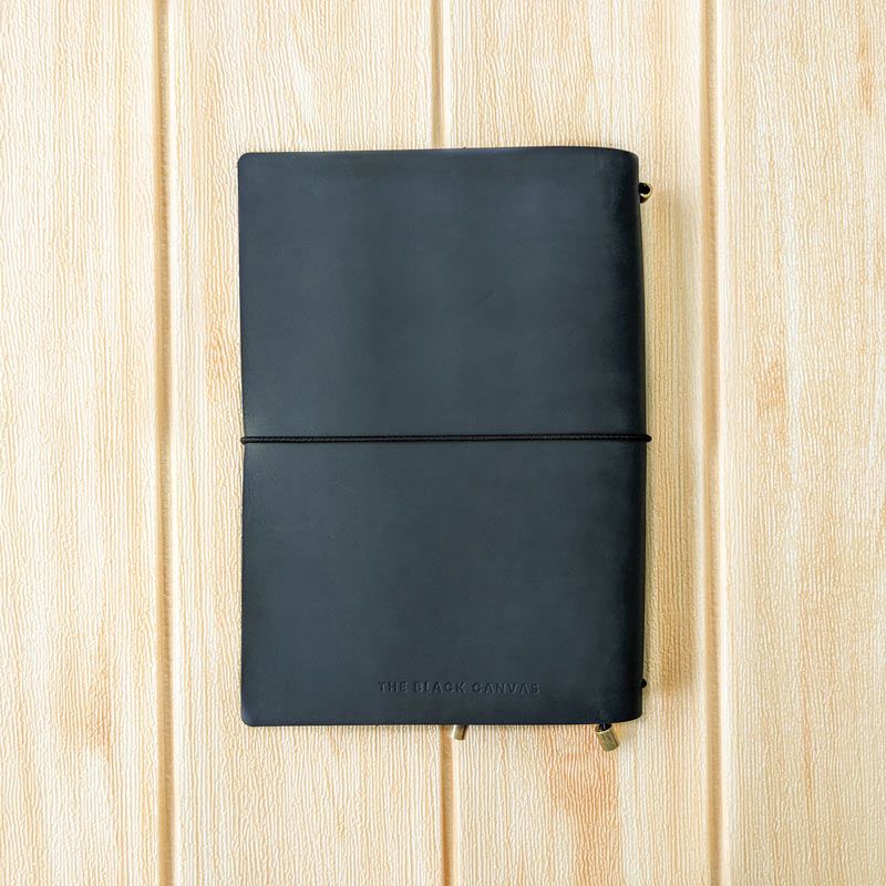 Dusty Blue TBC Travellers Journal | A5 - The Black Canvas