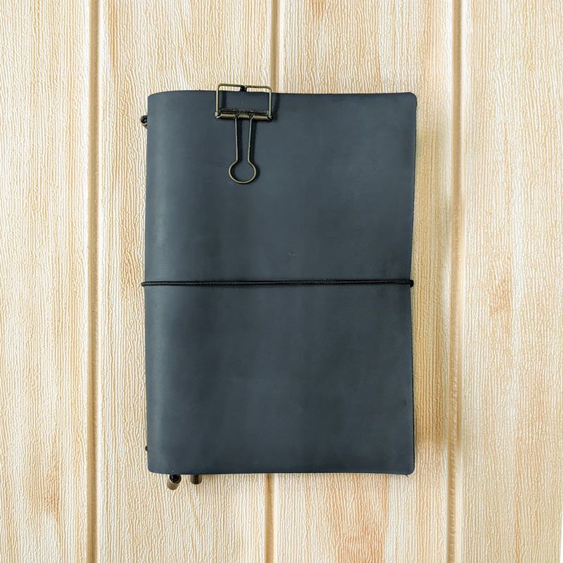 Dusty Blue TBC Travellers Journal | A5 - The Black Canvas