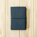 Dusty Blue TBC Travellers Journal | A6 - The Black Canvas
