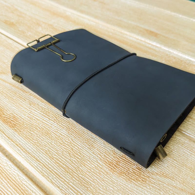 Dusty Blue TBC Travellers Journal | A6 - The Black Canvas