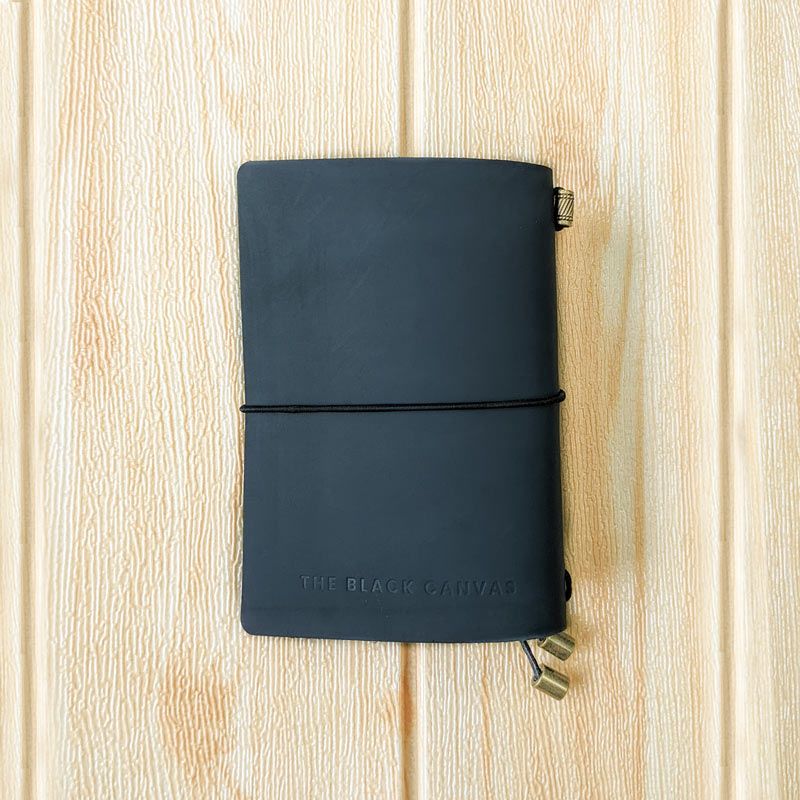 Dusty Blue TBC Travellers Journal | Passport - The Black Canvas