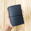 Dusty Blue TBC Travellers Journal | Passport - The Black Canvas