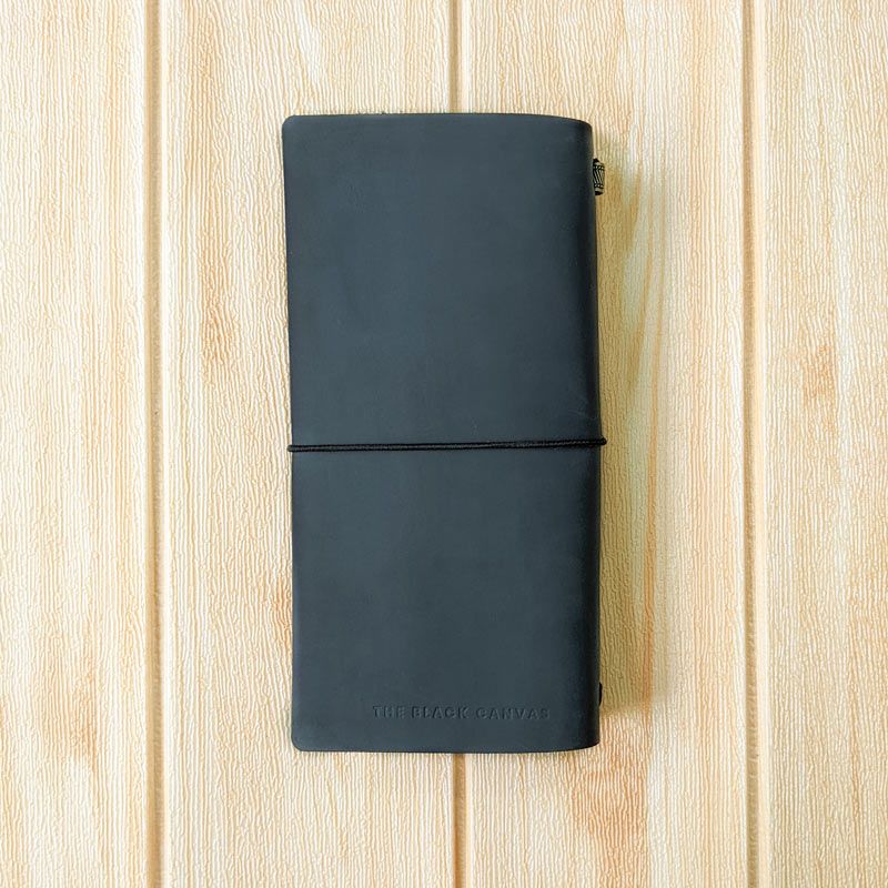 Dusty Blue TBC Travellers Journal | Slim - The Black Canvas