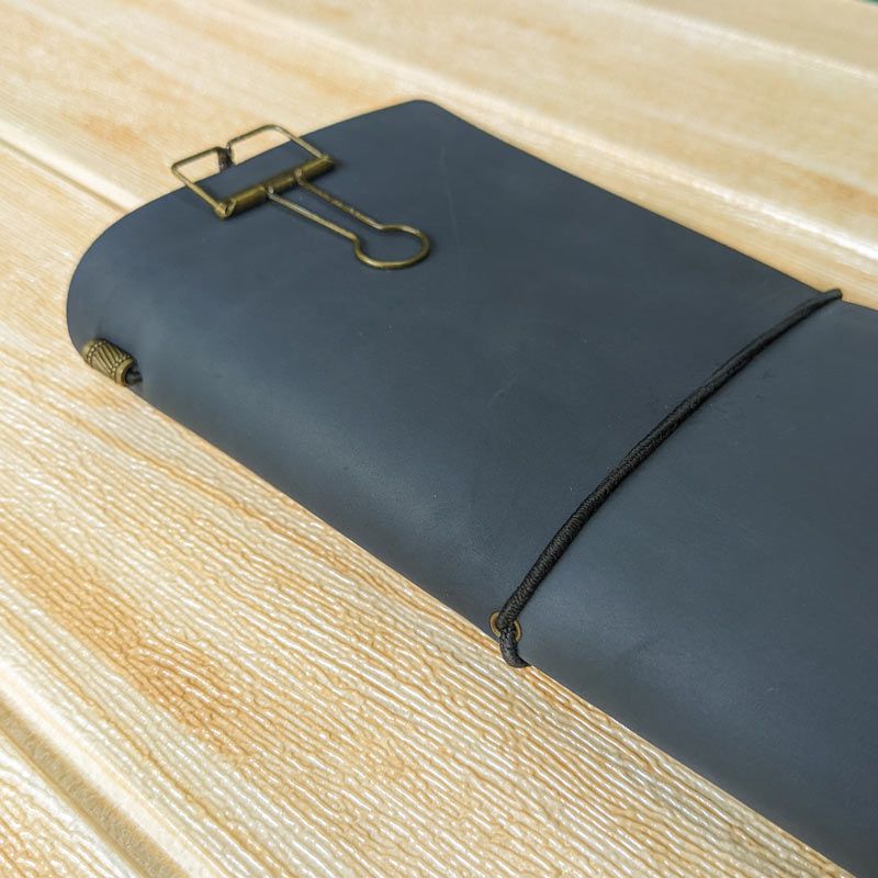 Dusty Blue TBC Travellers Journal | Slim - The Black Canvas
