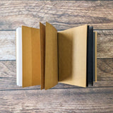 Hinterland Triad Notebooks - A5 - The Black Canvas