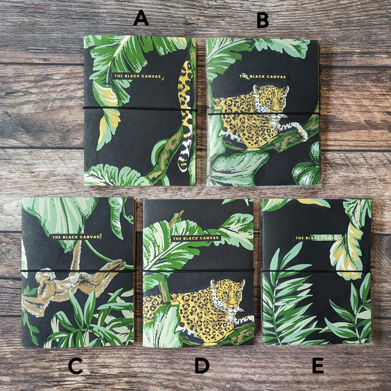 Jungle Book Black Notebooks A5 The Black Canvas