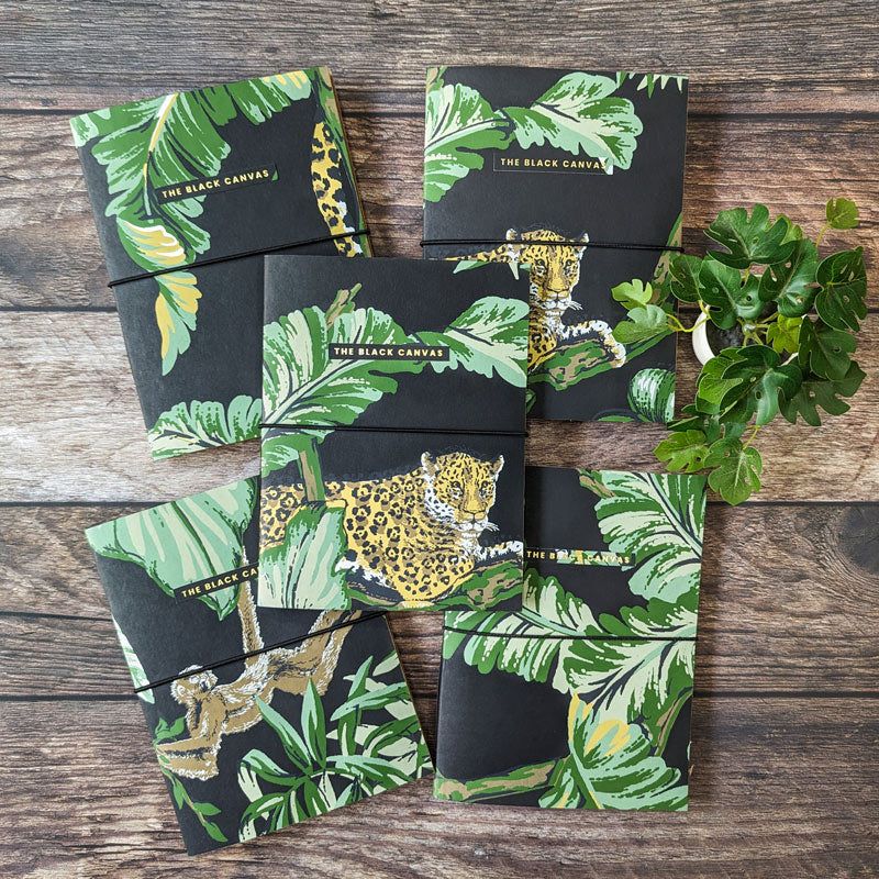 Jungle Book Black Notebooks - A5 - The Black Canvas