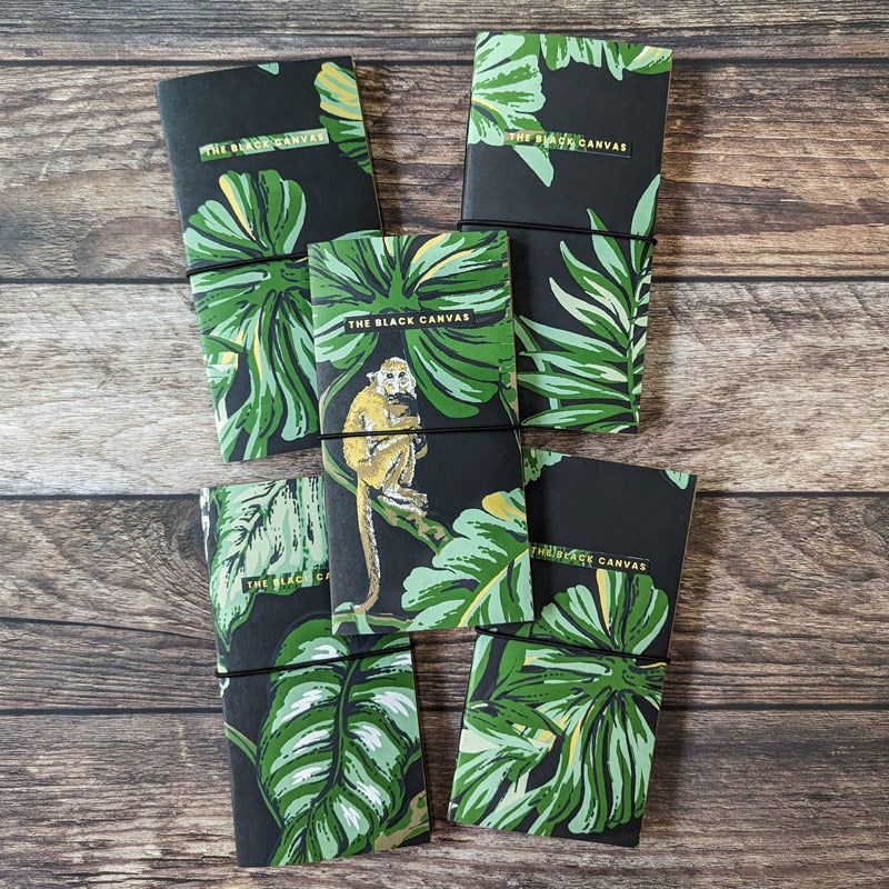 Jungle Book Black Notebooks - Slim - The Black Canvas