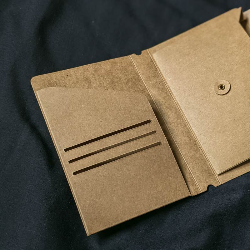 Kraft Pocket Folder - A6 - The Black Canvas