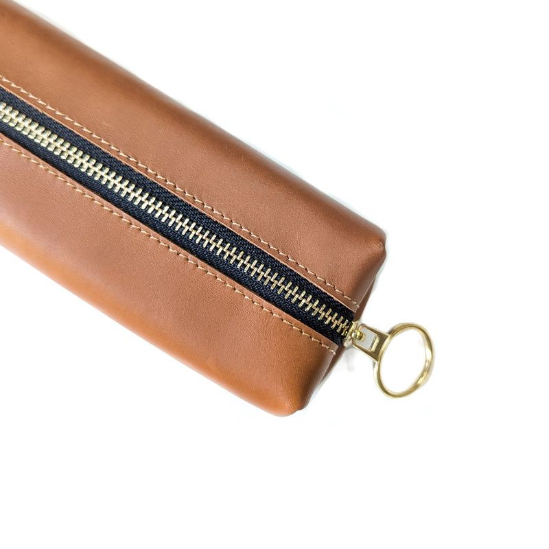 Leather Jot Box - Tan - The Black Canvas