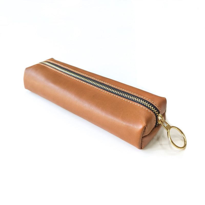 Leather Jot Box - Tan - The Black Canvas
