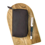 Zipper Pen Case - The Black Canvas