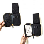 Zipper Pen Case - The Black Canvas