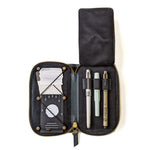 Zipper Pen Case - The Black Canvas