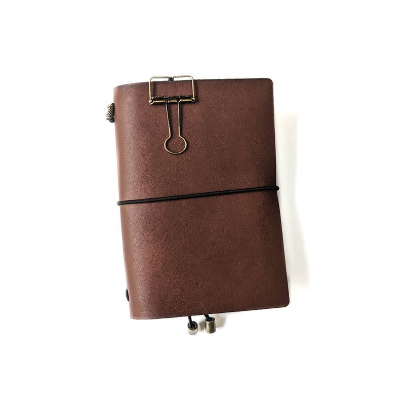 Mahogany Brown TBC Travellers Journal | A6 - The Black Canvas