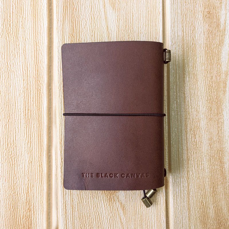 Mahogany Brown TBC Travellers Journal | Passport - The Black Canvas