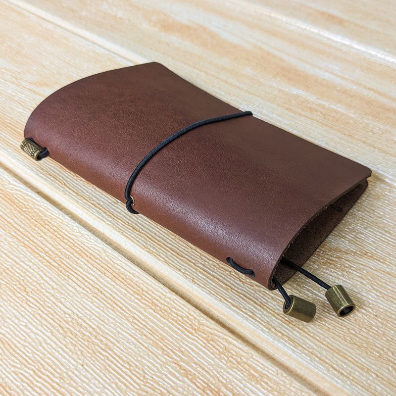 Mahogany Brown TBC Travellers Journal | Passport - The Black Canvas