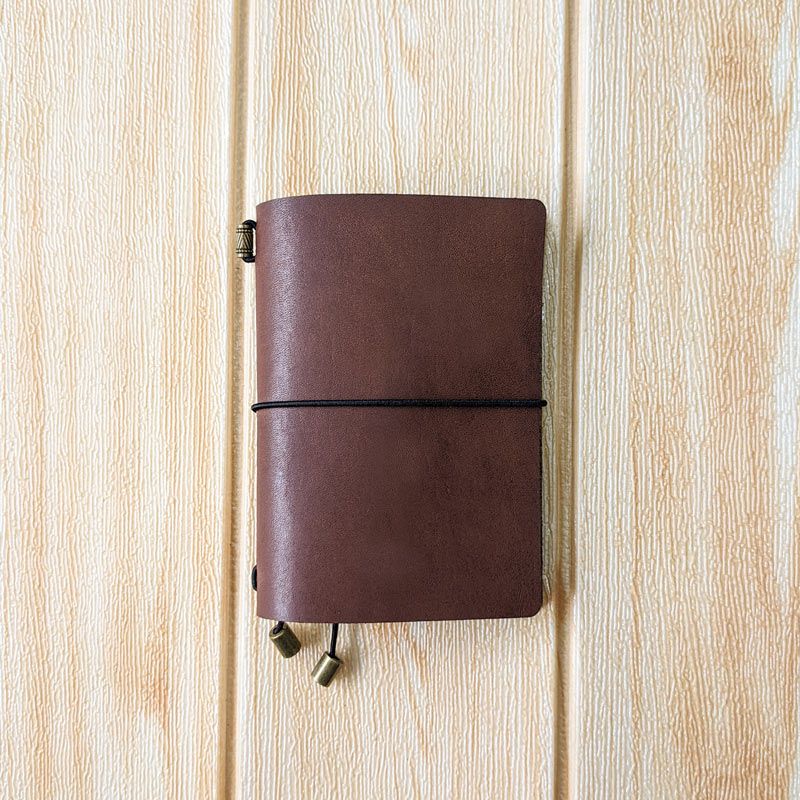 Mahogany Brown TBC Travellers Journal | Passport - The Black Canvas