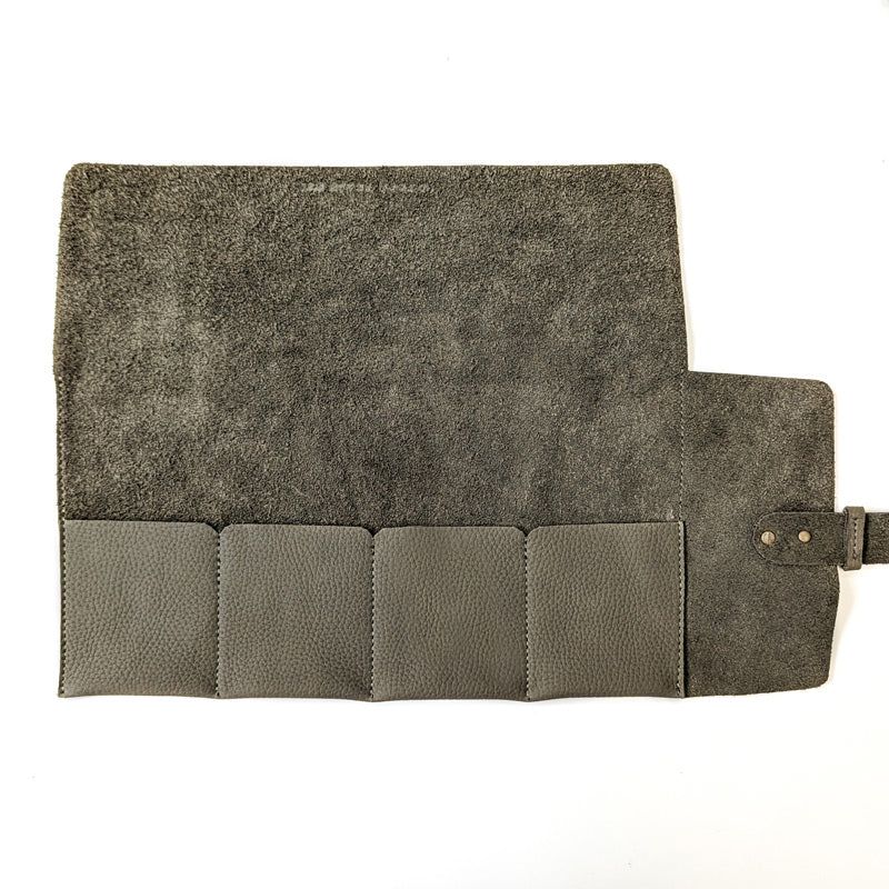 Leather Watch Roll - Large / Matcha Green - The Black Canvas
