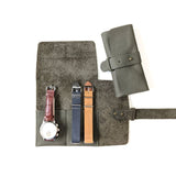 Leather Watch Roll Bundle - Small | Set of 2 - The Black Canvas