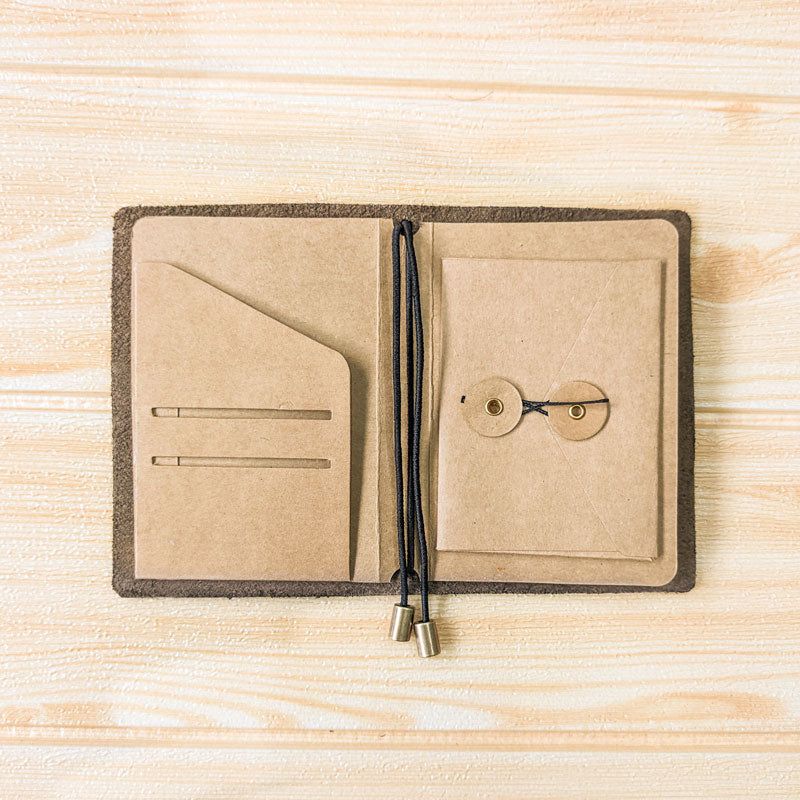 Safari Brown TBC Travellers Journal | Passport - The Black Canvas