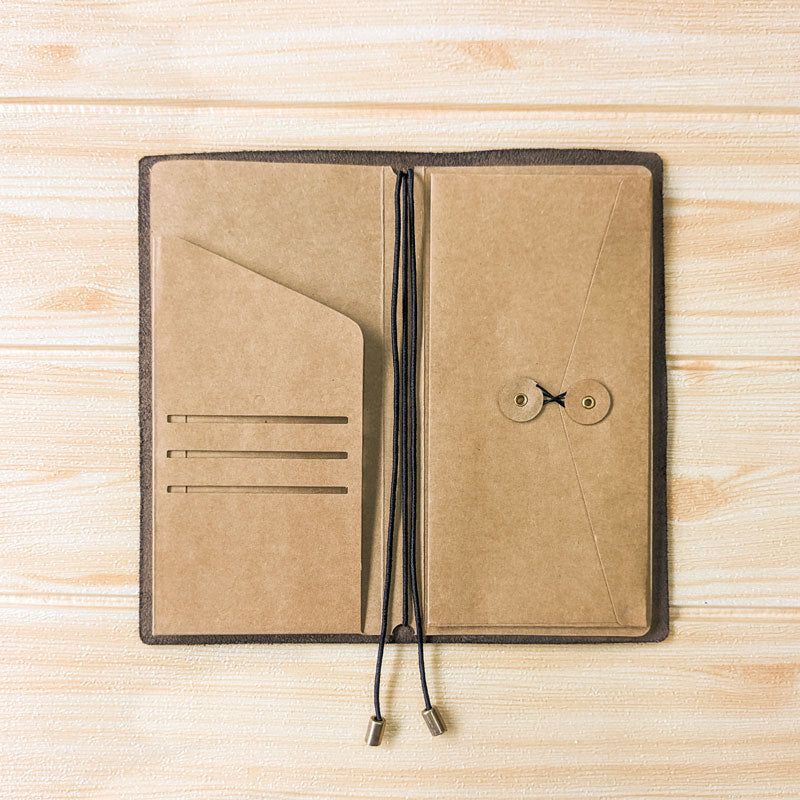 Safari Brown TBC Travellers Journal | Slim - The Black Canvas