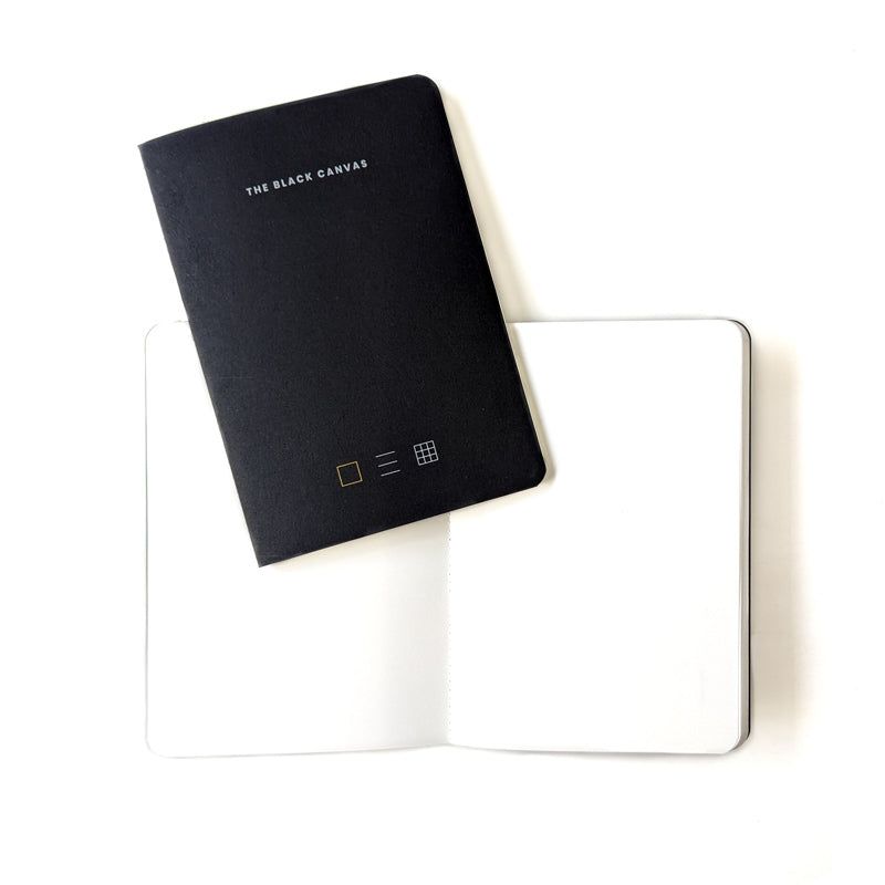 Black TBC Notebooks - A5 - The Black Canvas