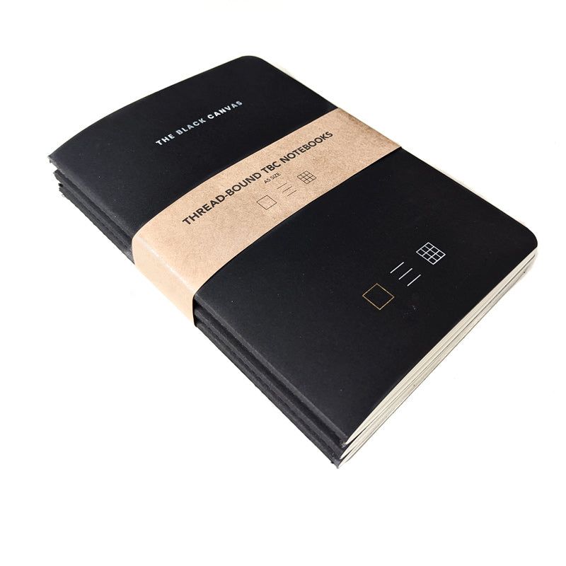 Black TBC Notebooks - A5 – The Black Canvas