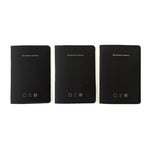Black TBC Notebooks - A5 / Pack of 3 Bundle - The Black Canvas