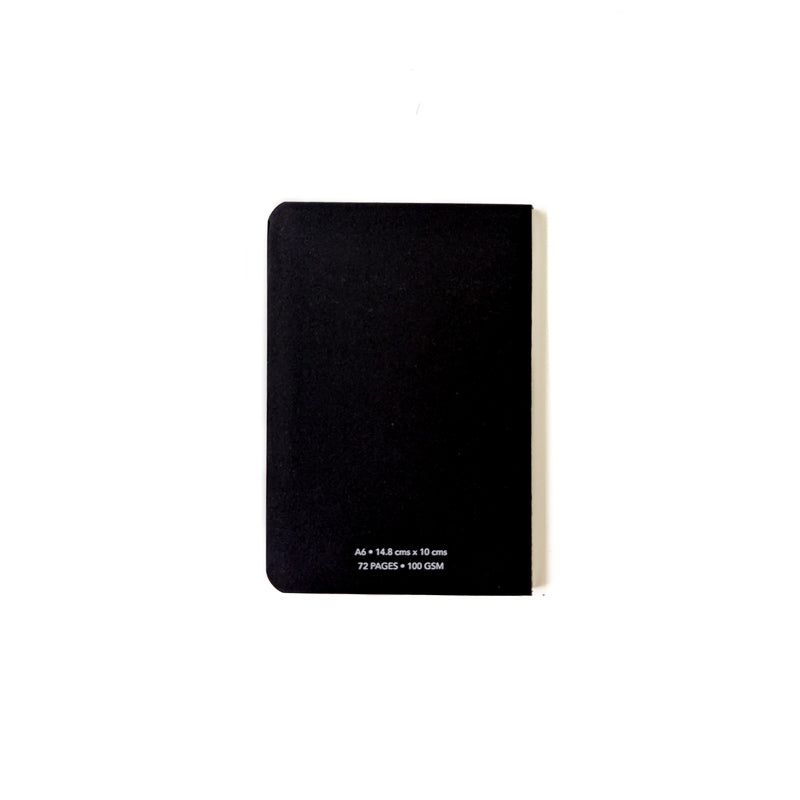Black TBC Notebooks - A6 / Pack of 3 Bundle - The Black Canvas