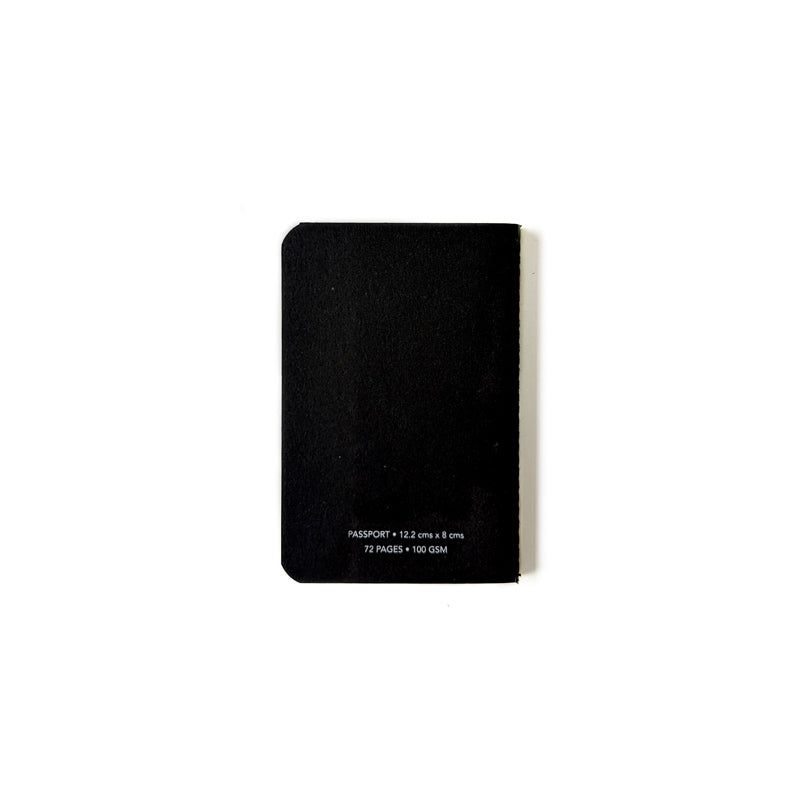 Black TBC Notebooks - Passport - The Black Canvas