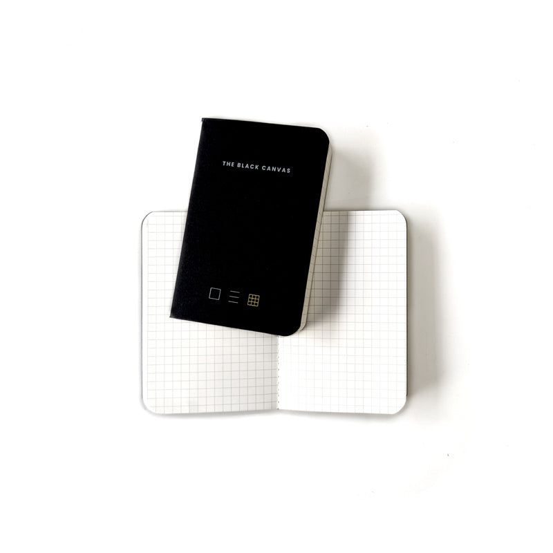 Black TBC Notebooks - Passport / Pack of 3 Bundle - The Black Canvas