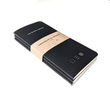 Black TBC Notebooks - Slim / Pack of 3 Bundle - The Black Canvas