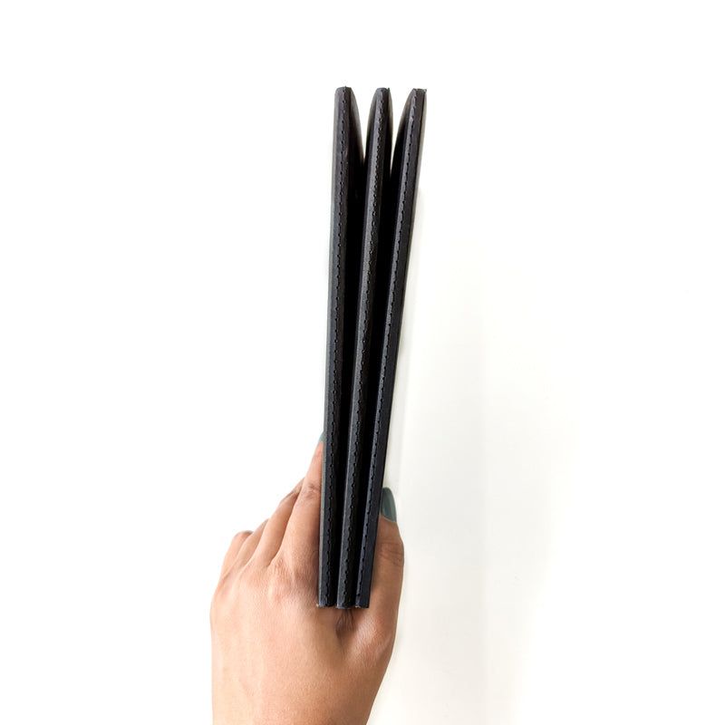 Black TBC Notebooks - Slim / Pack of 3 Bundle - The Black Canvas