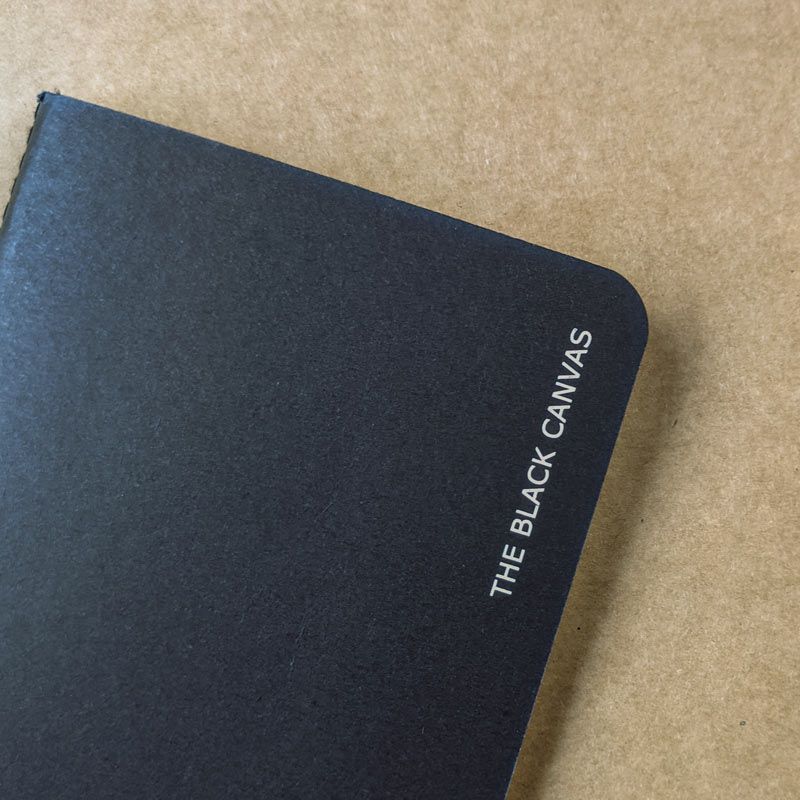 Thread-Bound TBC Notebooks - A6 / Set of 5 Bundle - The Black Canvas