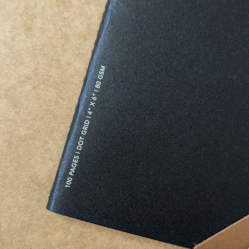 Thread-Bound TBC Notebooks - A6 - The Black Canvas