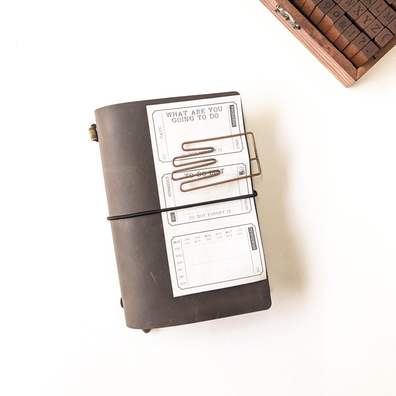 Artists' Tool Roll + Vintage Hand Paper Clip Bundle