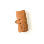 Leather Watch Roll - Large / Windsor Tan - The Black Canvas