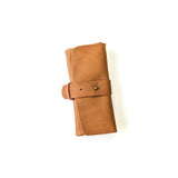 Leather Watch Roll - Small / Windsor Tan - The Black Canvas