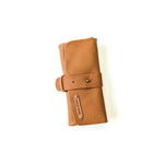 Leather Watch Roll - Small / Windsor Tan - The Black Canvas